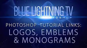 Logos Emblems And Monogram Photoshop Tutorials By Blue Lightning Tv Https Www Youtube Com Watch V 0l9dmur4tzo Photoshop Tutorial Blue Lightning Photoshop