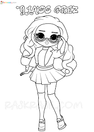 Kolorowanka do druku lol omg. Lol Omg Coloring Pages Free Printable New Popular Dolls