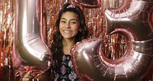 She is 14 years old and is a sagittarius. Gem Sisters Mercedes Lomelino Celebrates 13th Birthday With Friends At Pinz Anais Lee Evangeline Lomelino Gem Sisters Giselle Lomelino Jackson Dollinger Jason Maybaum Kameron Couch Kate Godfrey Lexy Kolker Mercedes Lomelino