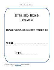 The three national symbols of england are the st. Ict Jhs 3 Term 3 Lesson Plan Draft 2018 Pdf Ict Lesson Plan Book For Jhs 3 Term 3 Ict Jhs 3 Term Three 3 Lesson Plan Prepared By Information Course Hero