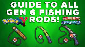 Complete Guide To All Gen 6 Fishing Rods Pokemon Omega Ruby Alpha Sapphire X Y Youtube