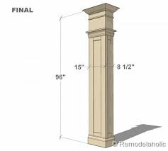 Free Interior Column Plans Interior Columns Custom Furniture Diy Moldings And Trim