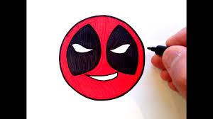 Deadpool is a fictional character appearing in american comic books published by marvel comics. How To Draw A Deadpool Smiley Face Easy For Beginners Youtube