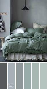 Great color scheme for a modern bedroom that buzzes with inspiring energy. Grey Green Bedroom Color Palette Grey Green Bedroom Color Palette Fabmood Wedding Colors Wedding Themes Weddi I 2020 Sovrumsideer Sovrum Inspiration Sovrumsfarger