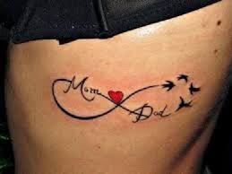 The design features a grandpa and granddaughter in the sunset. Classy Mom Dad Tattoos Mom Dad Simple Tattoos Simple Tattoos Momcanvas