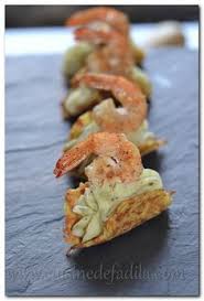 Bouchees De Pommes De Terre Et Crevettes Cuisine De Fadila Aperitif Gastronomique Recettes De Cuisine Recette