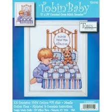 Perfect as gifts, or as a fun decoration for your bedroom wall. Tobin Counted Cross Stitch Kit 11 X14 Bedtime Prayer Birth Record 14 Count Target