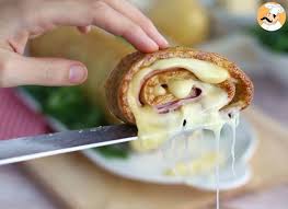 Roule De Pommes De Terre A La Raclette De Savoie Et Au Jambon Ricetta Ricette Ricette Di Cucina Mangia E Bevi