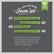 Jumat merupakan hari raya bagi umat islam karena di dalamnya terdapat banyak keutamaan dan limpahan pahala besar. Amalan Istimewa Di Hari Jumat Toserba Fajar Kuningan Timur Sahabat Ummat