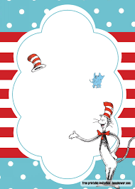 Free Dr Seuss Template For Your Baby Shower Invitations Download Hundreds Free Printable Birthday Invitation Templates
