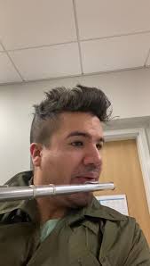 A woman in my concert band bought an open hole flute online during the  pandemic. For reasons yet to be identified, it is sharp from the start. She  has to pull out