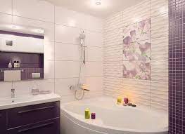 Iata cateva modele de faianta moderna pentru baie pentru a va putea inspira in procesul de selectie. Baie Cu Cada Si Decorata Cu Faianta Texturata Si Model Floral