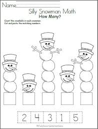 Dummes Schneemann Mathe Nummeriert Arbeitsblatt Arbeitsblatt Dummes Mathe Nummeriert Schneeman Winter Math Worksheets Preschool Winter Math Snowmen Math