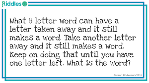Solve puzzle 6 letter word. One Hard Riddle Riddles Com
