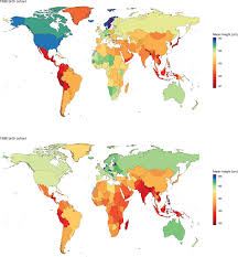 People from different countries grow to different heights. A Century Of Trends In Adult Human Height Elife