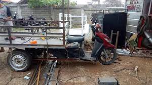 Check spelling or type a new query. Progres Yamaha Mio Modif Gerobak Motor Roda Tiga Youtube