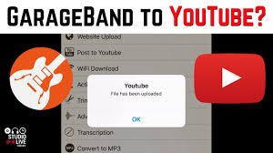 How To Share A Garageband Ios Song On Youtube Youtube