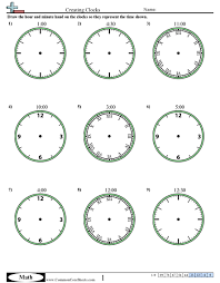 time worksheets free commoncoresheets