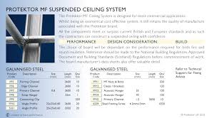 Protektor Mf Suspended Ceiling System