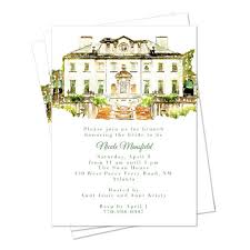 Watercolor Swan House Atlanta Invitation Digital Or Print Swan House Atlanta Swan House Wedding Save The Date Invitations