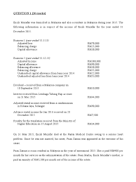 Hence, the objective of this paper is to compare and contrast the accounting malaysia's tax legislation, income tax act 1967 (ita 1967) does not specify what constitutes capital expenditure. Midterm Revision Past Year Question Sem1 20162017 Trust Law Government Finances