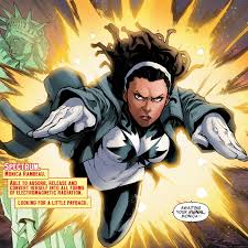 To make sense of the maximoff vs. Superhero Science Monica Rambeau Dustin Driver