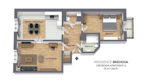 one bedroom apartment residence brehova