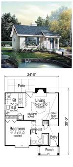 The single level log homes and cabins from meadowlark log homes are extremely popular, all the way from tiny single level log cabins to massive sprawling rancher log homes. Ranch Style House Plan 86955 With 1 Bed 1 Bath Tiny House Plans House Blueprints Small Cottages