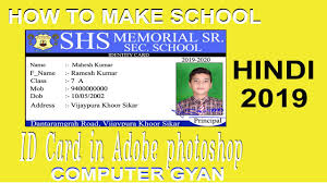 Previously, ezlink card helps us to pay our transport fees only. How To Make Student Id Card In Photoshop Youtube