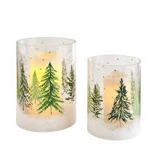 The Only Thing Better Than Christmas Candles Are These Pretty Holiday Candleholders Glass Hurricane Candle Holder Candle Holders Christmas Candle Holders