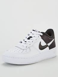 Nike Nike Air Force 1 Lv8 1 Junior Trainer In White Black Nike Air Nike Air Force Black Nike Air Force