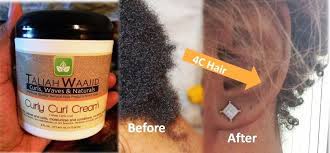 My Natural 4c Hair Journey Taliah Waajid Curly Curl Cream Review On 4c Hair Hair Journey Glamour Hair Curl Cream