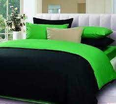 Check out an elite collection of comforter sets online and get 100% guaranteed price match! Amazon Com Black And Green Bedding Set Spring Comforter Sets Green Bed In A Bag Home Kitchen Luxury Bedding Bedding Sets Bed Linens Luxury