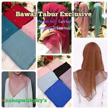 Ada ab, ada batu putih ada batu shima aa. Tudung Bawal Murah Batu Tabur Exclusive Shopee Malaysia