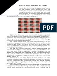 Sering disebut juga semi wool. Sifat Dan Karakteristik Bahan Serat Kain Wol Pdf
