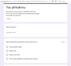 Tes akhlakmu link tes ujian seberapa tiktok kamu cek. Link Ujian Tes Akhlakmu Google Form Docs Masterpendidikan Com