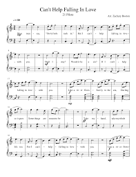 Can T Help Falling In Love Twenty One Pilots Download Print And Download In Pdf Or Midi Can T Help Falling In Love A Beginner Pianist Piece For This S Cant Help Falling In Love Falling In Love Songs Acoustic Song