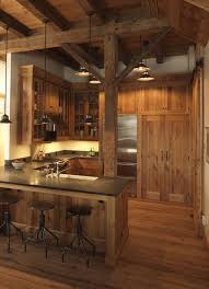 Sweet Rustic Cabin Kitchen Rustic Cabin Kitchens Rustic Kitchen Design Rustic House