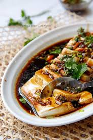 Steamed Tofu Chinasichuanfood Com Tofu Dishes Food Tofu Recipes