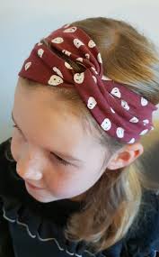 Diy Tutorial 1 Haarband Stoffenfeest Naaipatronen Haarband Haar Accessoires