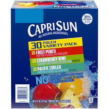 Strawberry kiwi flavored juice drink blend from concentrate with . Save On Capri Sun Juice Variety Pack Fruit Punch Strawberry Kiwi Pacific 30 Pk Order Online Delivery Stop Shop