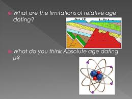 Give an example of each. What Are The Limitations Of Relative Age Dating What Do You Think Absolute Age Dating Is Ppt Download