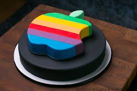 Top 18 ultimate geekiest cake designs pics. Apple Logo Cake Cake Birthday Cake For Husband Cake Shapes