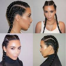 Résultat de recherche d'images pour "kardashians in cornrows"