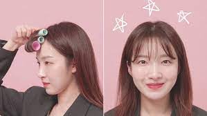 How To Achieve Korean-Style Bangs