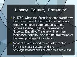Liberty Equality Fraternity