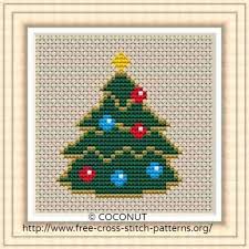 You can also make the pattern bigger and stitch it on plastic canvas for a 3d christmas tree to put up in an office or small living area. Small Christmas Tree Free And Easy Printable Cross Stitch Pattern Cross Stitch Patterns Cross Stitch Patterns Free Christmas Cross Stitch Patterns Free