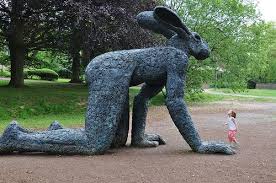 Yorkshire Rabbit Or Hare You Go Sculpture God S Own County Yorkshire Sculpture Park British Travel Rabbit Sculpture