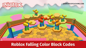 You will see a codes button on the left hand side of your screen. Roblox Falling Color Block Codes March 2021 Game Specifications