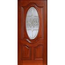 Ready to install whenever you are. Main Door 32 In X 80 In Mahogany Type Prefinished Cherry Beveled Brass 3 4 Oval Glass Solid Stained Wood Front Door Slab 557 Ch B 32 The Home Depot Solid Wood Front Door Stained